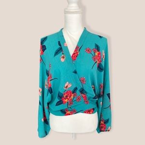 Express Floral Kimono Top